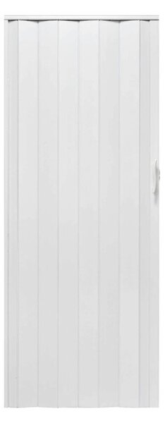 Usa de interior plianta tip acordeon, 203x80cm, stejar alb mat, 6mm