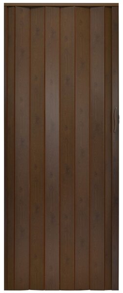 Usa de interior plianta tip acordeon, 203x80cm, wenge mat, 6mm