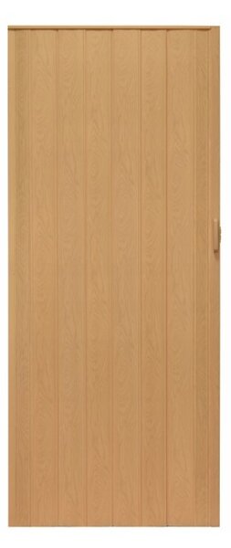 Usa de interior plianta tip acordeon, 203x100cm, stejar deschis, 0,7mm