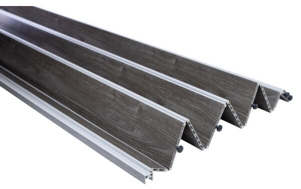 Usa de interior plianta tip acordeon, 203x80cm, stejar grafit mat, 6mm
