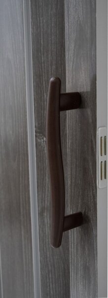 Usa de interior plianta tip acordeon, 203x80cm, stejar grafit mat, 6mm