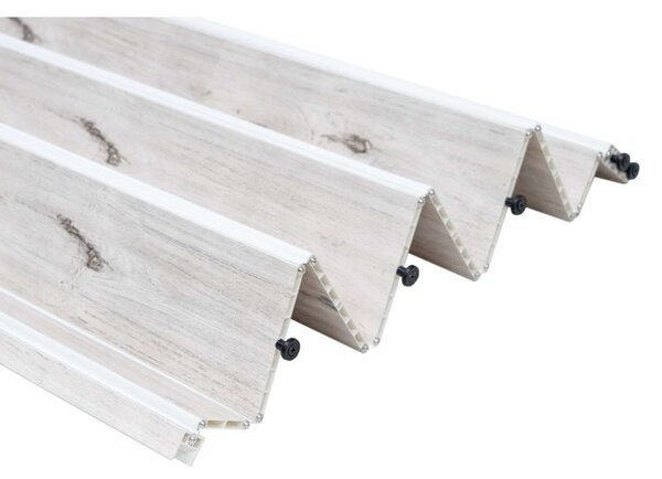Usa de interior plianta tip acordeon, 203x100cm, stejar alaska mat, 6mm
