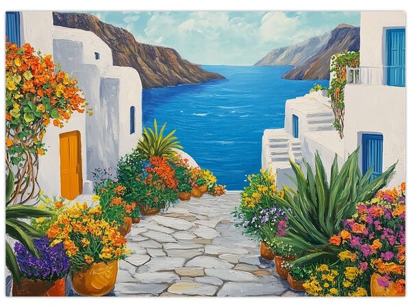 Tablou - Alee grecească (70x50 cm)