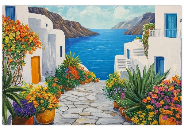 Tablou - Alee grecească (90x60 cm)
