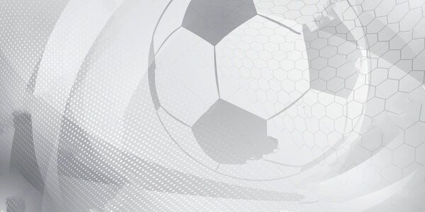 Fototapet Mingea de fotbal alb cu un fundal alb, Fototapet copii, Fototapet populare, u72781 - Tapeko.ro
