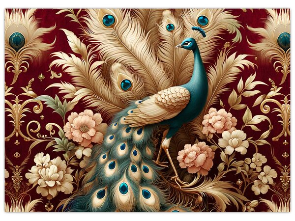 Tablou – Păun elegant (70x50 cm)