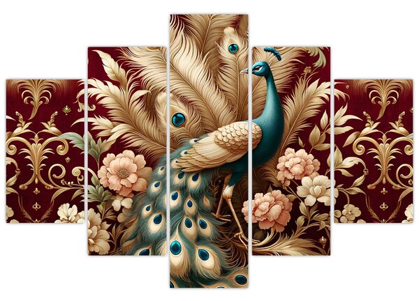 Tablou – Păun elegant (150x105 cm)