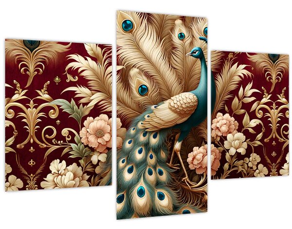 Tablou – Păun elegant (90x60 cm)