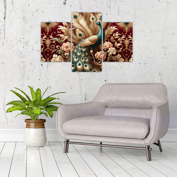 Tablou – Păun elegant (90x60 cm)