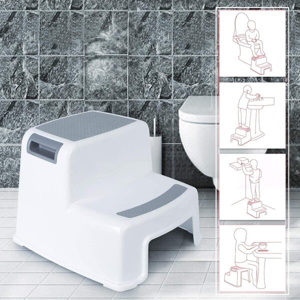 Scaun Inaltator pentru copii 2 trepte antiderapant, baie si bucatarie