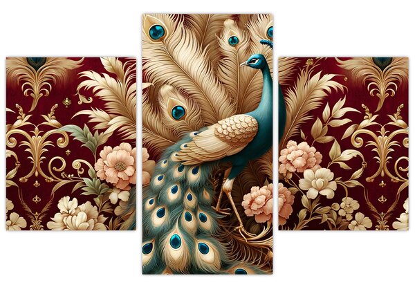 Tablou – Păun elegant (90x60 cm)