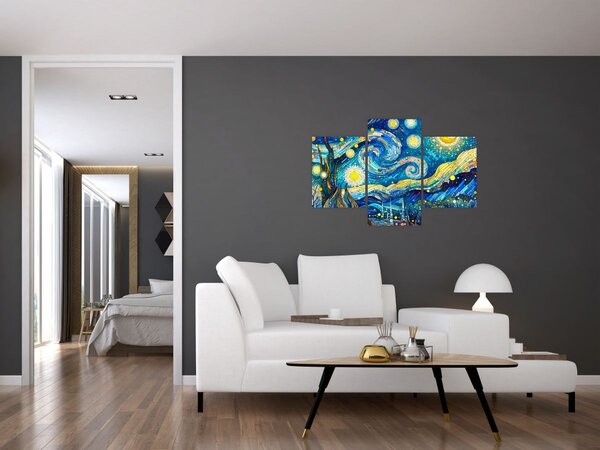 Tablou – Mozaic al nopții înstelate (90x60 cm)
