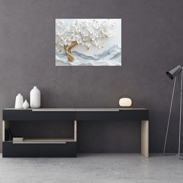 Tablou – Arborele vieții 3D elegant (70x50 cm)