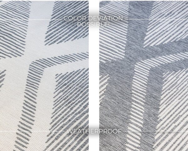 Covor de exterior gri/crem 80x150 cm Gemini – Elle Decoration