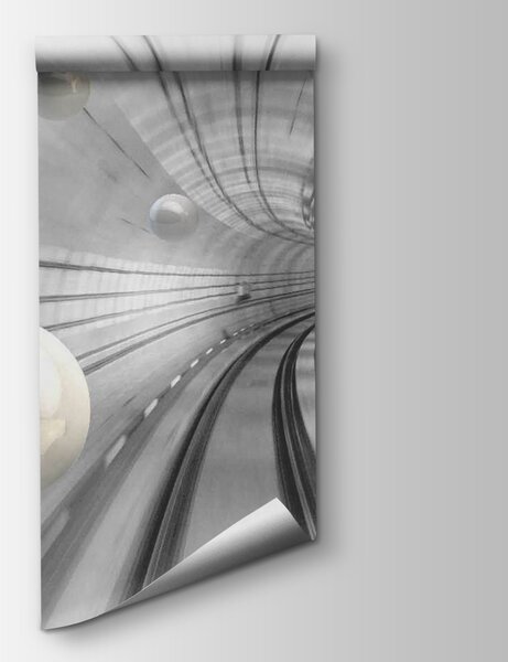 Fototapet Bile albe într-un tunel, Fototapet 3D, Fototapet populare, u17532 - Tapeko.ro