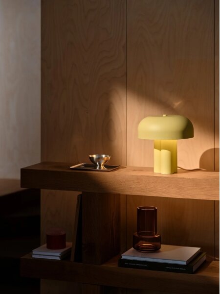 Nordlux - Lampă de masă SANDRO 1xE27/15W/230V galbenă