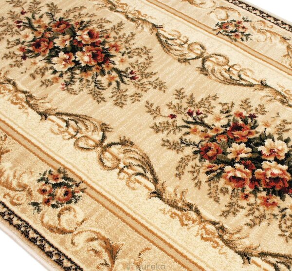 Traversa Hol, Model Clasic 535 106, Festonata, Latime 150 cm, Crem Bej 150 x 200