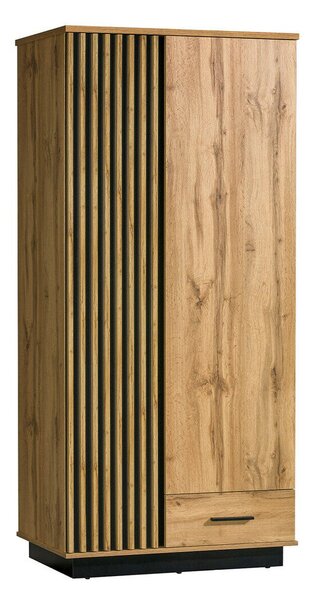Dulap Tenodeu 100Stejar Wotan, Negru, 19x9x5cm, Uși dulapUși dulap: Cu balamale