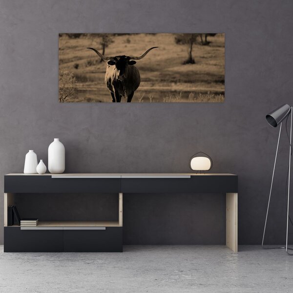 Tablou - Vacă din Texas (120x50 cm)