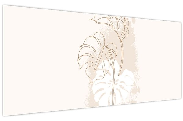 Tablou - Monstru de linie N⁰1 (120x50 cm)