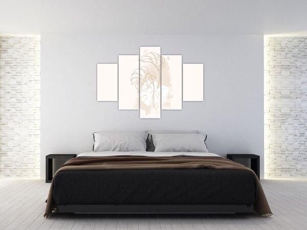 Tablou - Monstru de linie N⁰1 (150x105 cm)