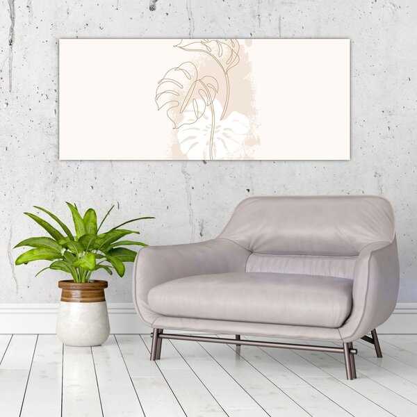 Tablou - Monstru de linie N⁰1 (120x50 cm)