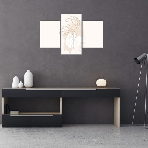 Tablou - Monstru de linie N⁰1 (90x60 cm)