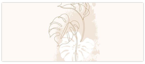 Tablou - Monstru de linie N⁰1 (120x50 cm)
