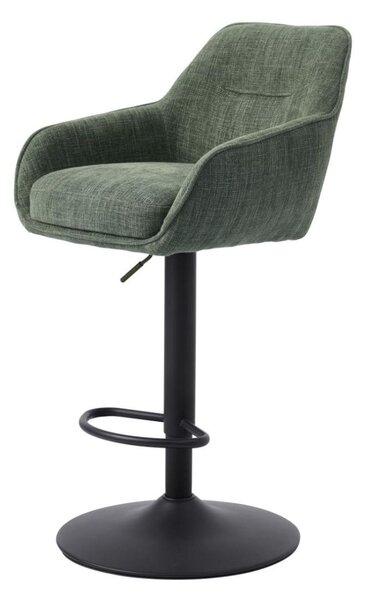 Scaun de bar pivotant Avola, verde