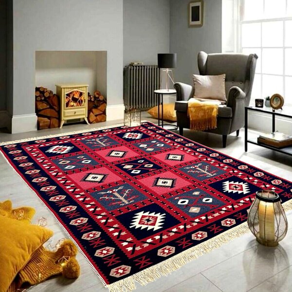 Covor Tesut Traditional, 2 fete, diverse dimensiuni, CTT300