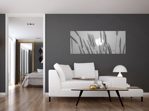 Tablou - Pajiște la apus (120x50 cm)