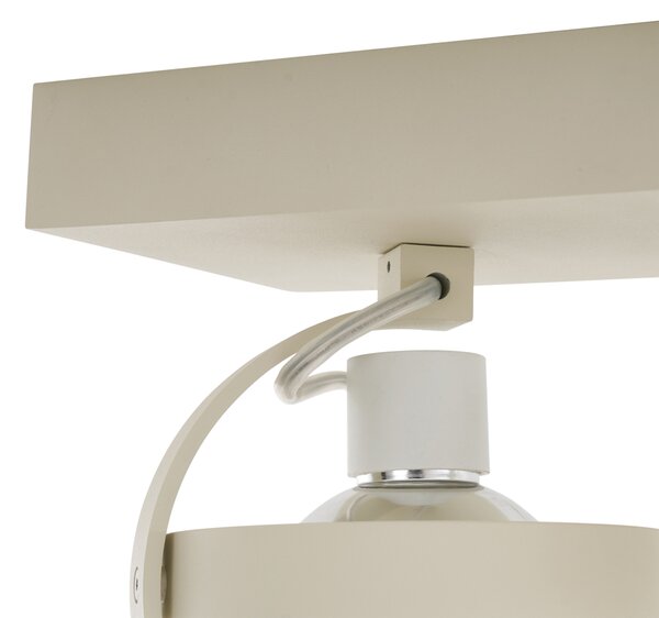 Spotlight modern plafon bej G9 rotund cu rotire si inclinare 2 lumini - Go