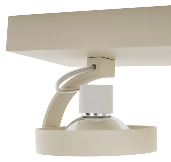 Spotlight modern tavan bej G9 rotund reglabil 3 lumini - Go
