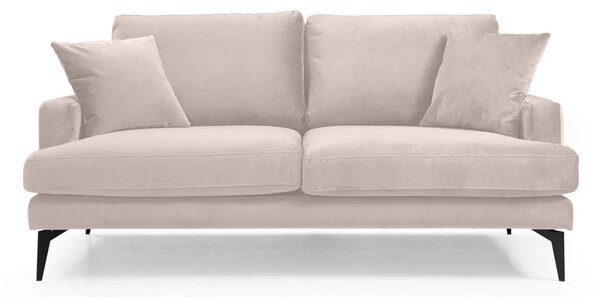 Canapea Fixă AZURRO, 2 locuri, 175x90x85 cm - Outlet, Velutto-Bej