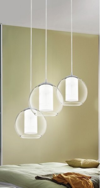 EGLO 92762 - Corp de iluminat pendul BOLSANO 3xE27/60W