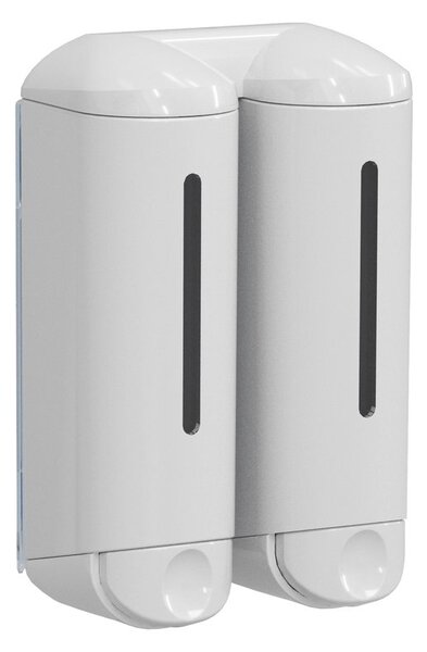 MARPLAST MARPLAST, SHOWER MEDIUM dozator dublu de sapun lichid 2x250ml, alb, A94801