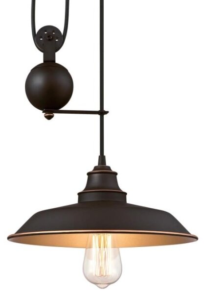Westinghouse 6363240 - Lampă suspendată pe cablu IRON HILL 1xE27/60W/230V