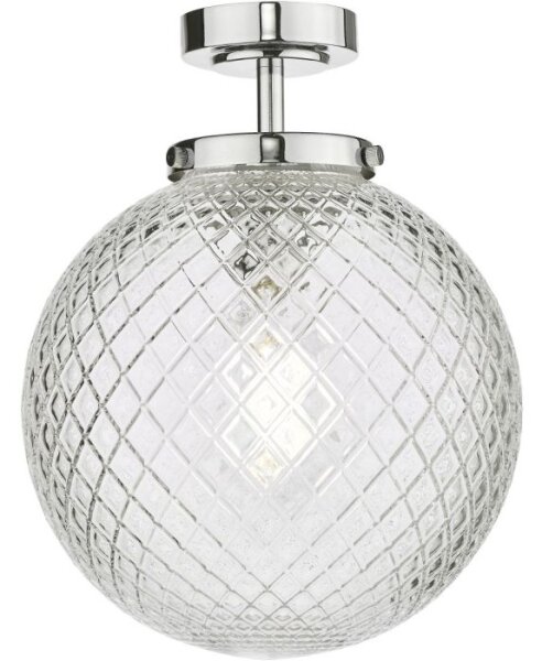 Där Lighting WAY0150 - Plafonieră pentru baie WAYNE 1xE27/40W/230V crom
