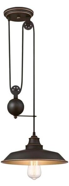 Westinghouse 6363240 - Lampă suspendată pe cablu IRON HILL 1xE27/60W/230V