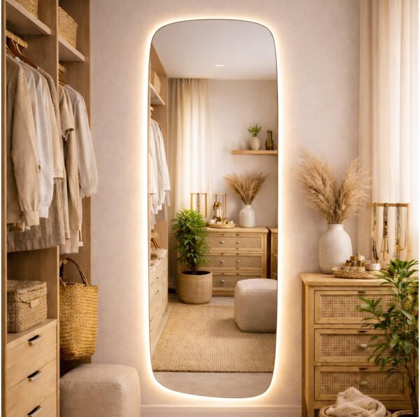 Baltica Design- Oglindă LED cu iluminare STONE CALM LED/15W/230V 4500K 155x50 cm IP65