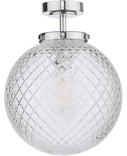 Där Lighting WAY0150 - Plafonieră pentru baie WAYNE 1xE27/40W/230V crom
