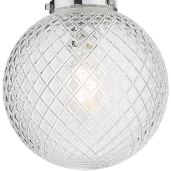 Där Lighting WAY0150 - Plafonieră pentru baie WAYNE 1xE27/40W/230V crom