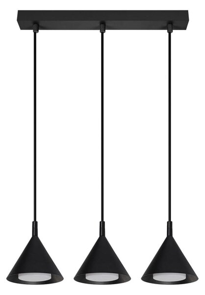 Brilagi - Lustră suspendată pe cablu CONE TRIPLE 3xGX53/15W/230V negru
