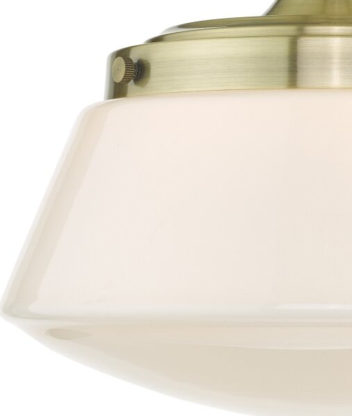 Där Lighting CAD0175 -Lustră aplicată pentru baie CADEN 1xE27/60W/230V IP44 alamă