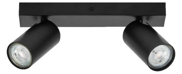 Ledvance - Aplica LED spot de perete OCTAGON 2xGU10/3,4W/230V 2700K neagră