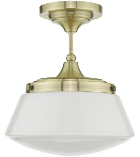 Där Lighting CAD0175 -Lustră aplicată pentru baie CADEN 1xE27/60W/230V IP44 alamă