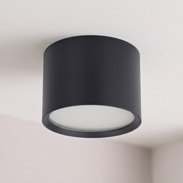 Brilagi - Spot de baie SMOOTH 1xGX53/15W/230V negru IP65