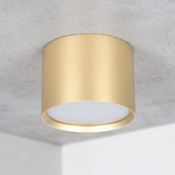 Brilagi - Spot pentru baie SMOOTH 1xGX53/15W/230V auriu IP54