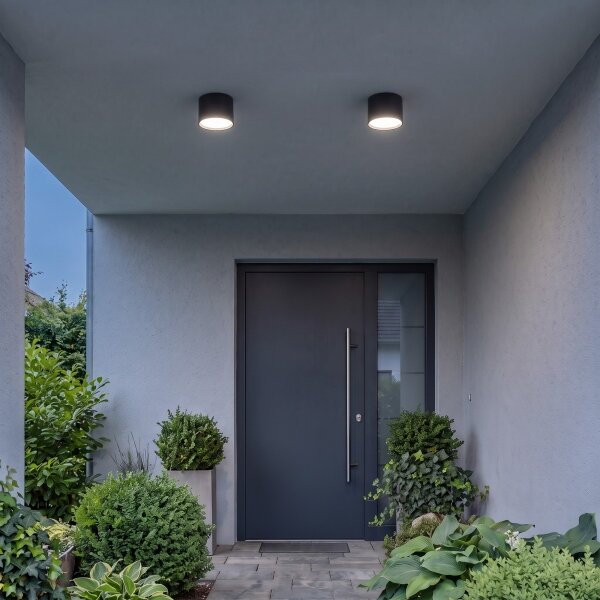 Brilagi - Spot de baie SMOOTH 1xGX53/15W/230V negru IP65