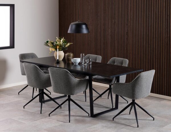 Scaun de dining pivotant Brooke